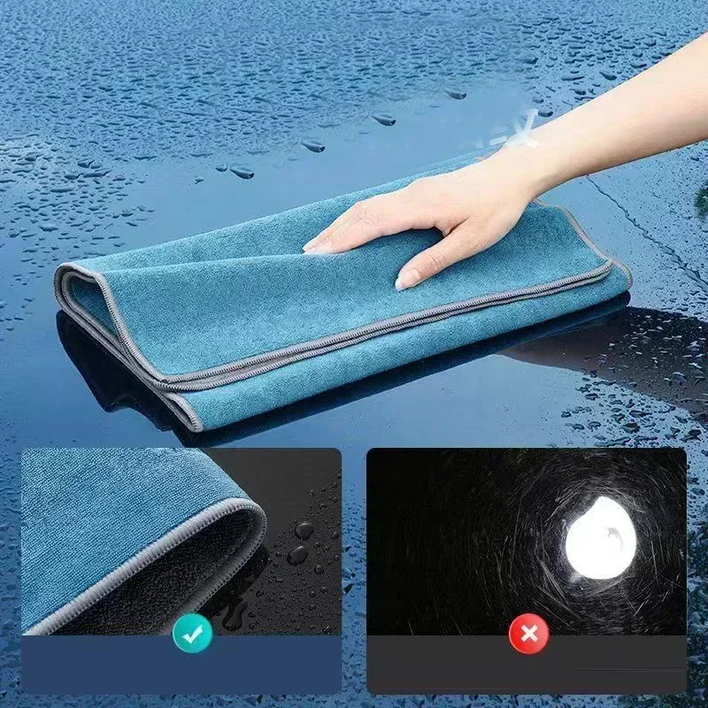 Microfiber Car Drying Towel Super Absorbent - Plush Short Pile Microfiber Towel Super