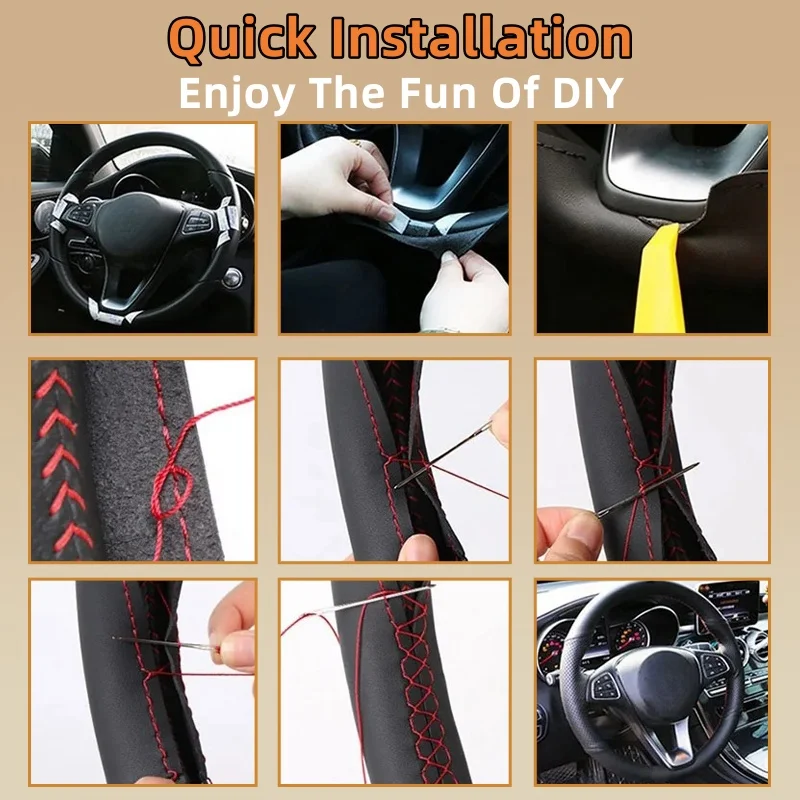 Car Steering Wheel Cover For J - Car Steering Wheel Cover Anti Slip Breathable ulasan dan harga