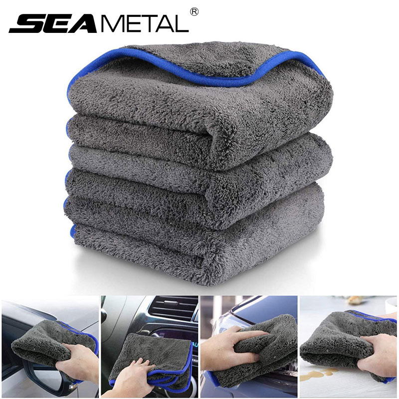 SEAMETAL 1200GSM Microfiber Ca - Microfiber Car Drying Towel Super Absorbent ulasan dan harga