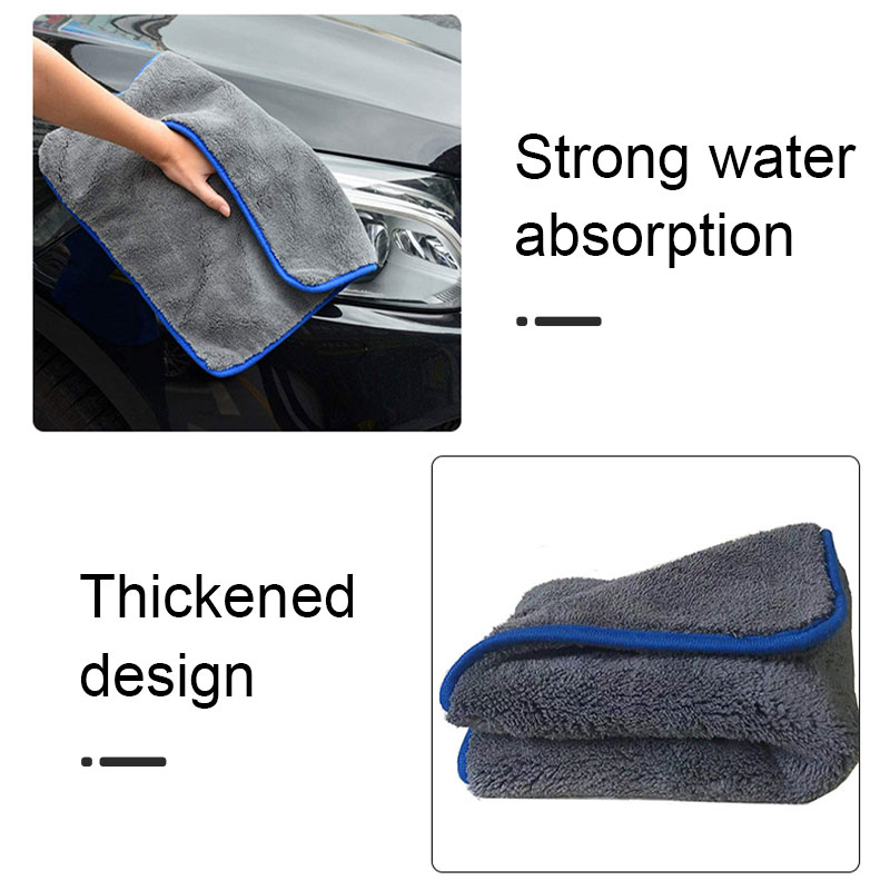 SEAMETAL 1200GSM Microfiber Ca - Microfiber Car Drying Towel Super Absorbent ulasan dan harga