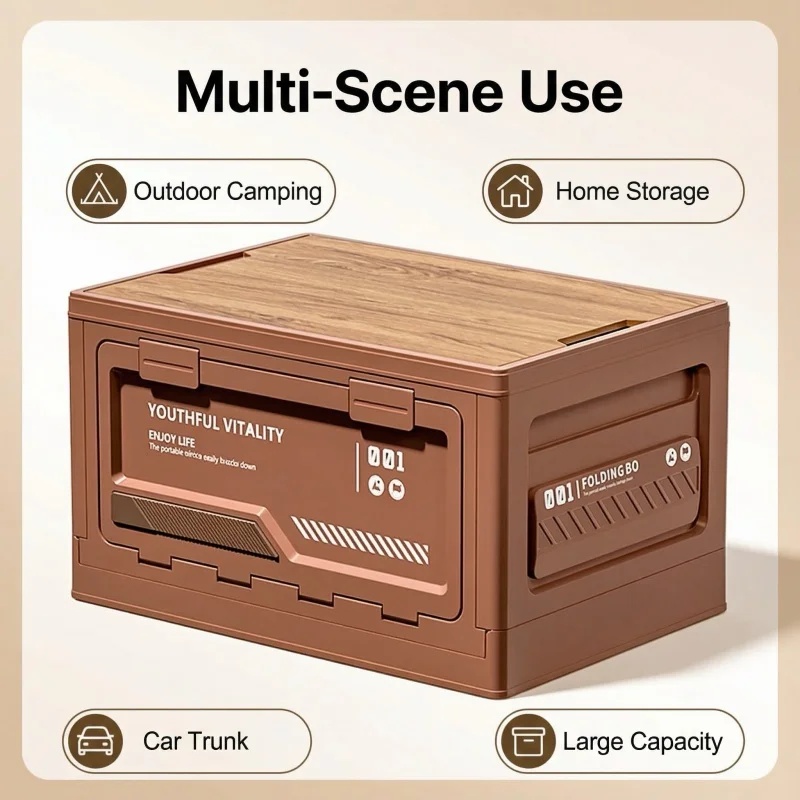 Folding Outdoor Camping Storag - Car Trunk Organizer Foldable Storage Box ulasan dan harga