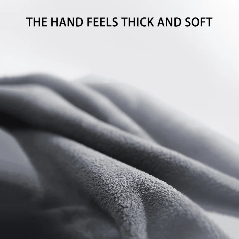 Thickened Double Layer Microfi - Microfiber Car Drying Towel Super Absorbent ulasan dan harga