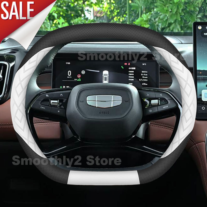 Car Leather Steering Wheel Cov - Car Steering Wheel Cover Anti Slip Breathable ulasan dan harga