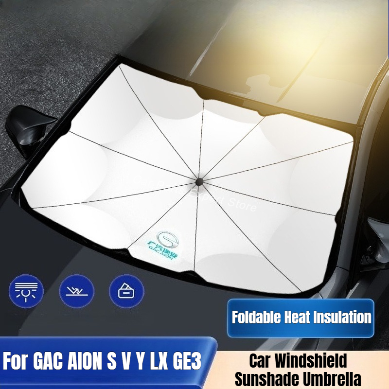 For GAC AION S V Y LX GE3 Car  - Car Sunshade Windshield Umbrella Foldable ulasan dan harga
