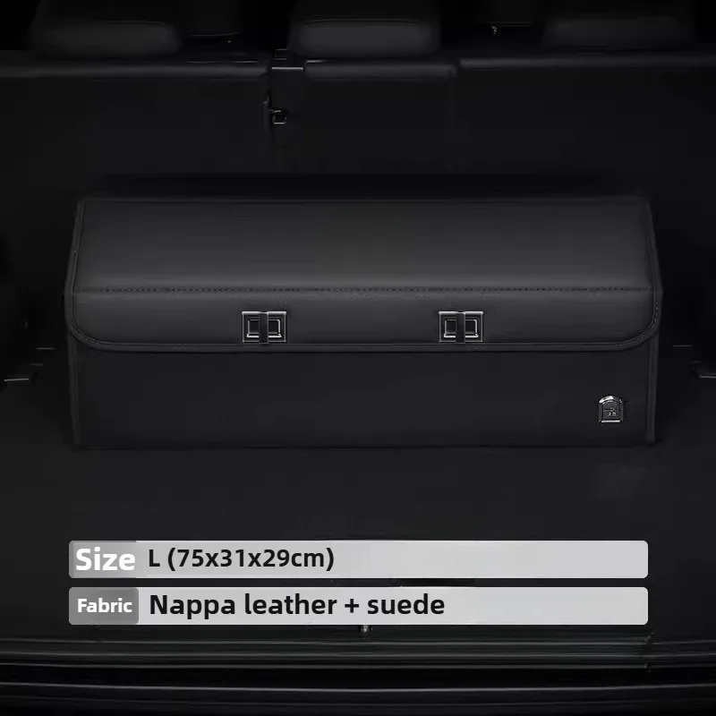 Light Luxury Suede Car Trunk S - Car Trunk Organizer Foldable Storage Box ulasan dan harga