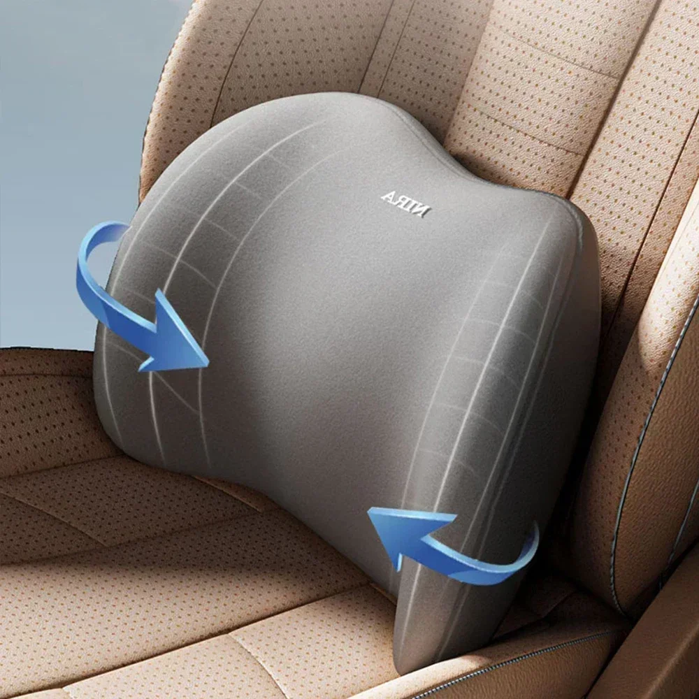 Ergonomic memory foam car seat - Memory Foam Car Neck Pillow Lumbar Support ulasan dan harga
