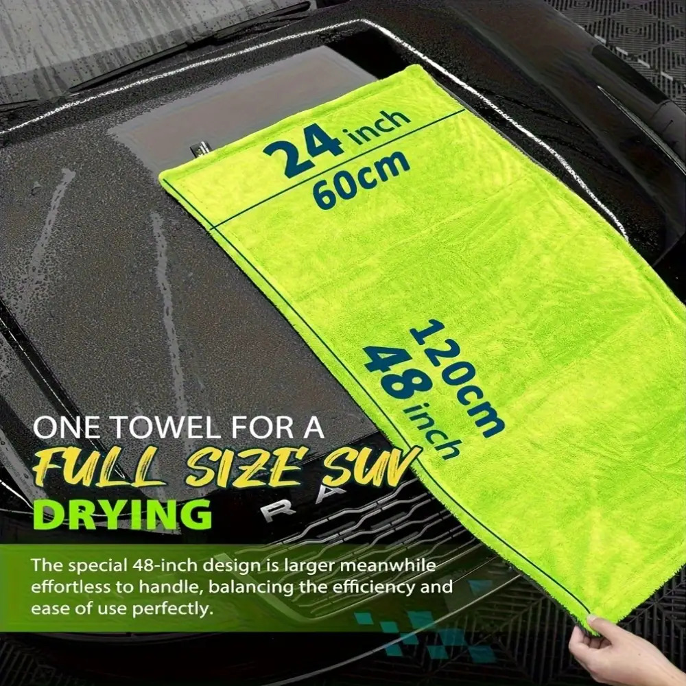 1400GSM Heavy Duty SUV Truck D - Microfiber Car Drying Towel Super Absorbent ulasan dan harga